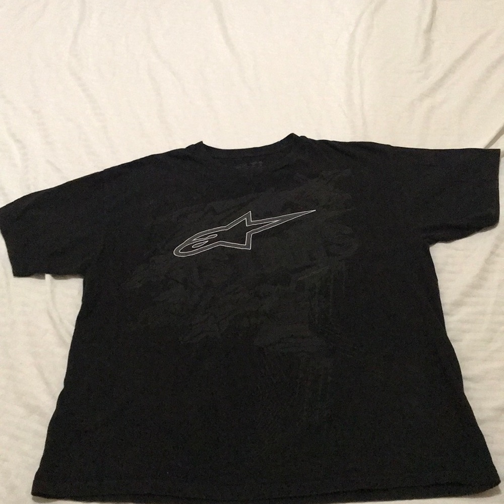 Alpine Stars Black Mens XL T-shirt